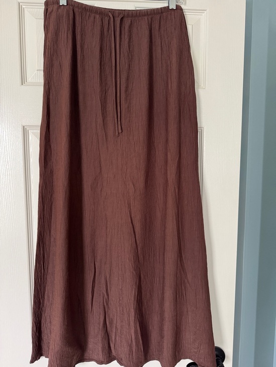 Zara Dresses & Skirts - Zara Gauze Brown Maxi Skirt